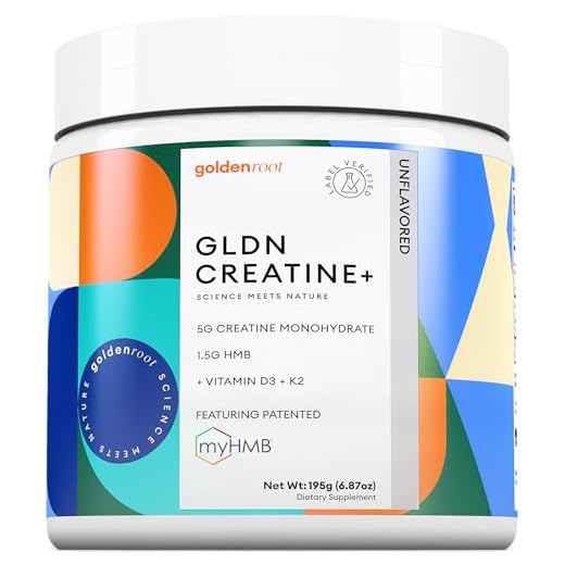 Creatine with HMB, Vitamin D3 K2