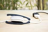 Bobino Cord Wrap - Extra Large - Black - Stylish Cable and Wire Management/Organizer