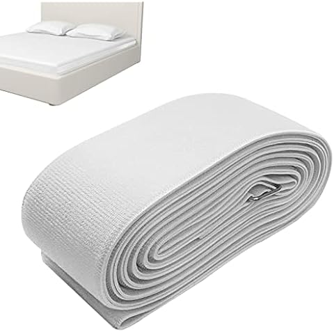 MISOYER Bed Sheet Holder Bands, Elastic Bedding Holder Bands, One Strap to Hold Sheets on the Bed Mattress, No Sheet Suspenders or Sheet Clips Cover
