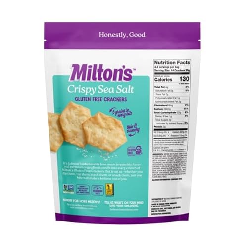 Milton'S Craft Bakers 0606541803027 Gluten Free Crispy Sea Salt Crackers thumb #3