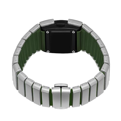 Image of Shocknshop Digital Sleek Minimal Design Multifunctional Electronic LED Black Dial Unisex Wrist Watch for Men Women -WCH376