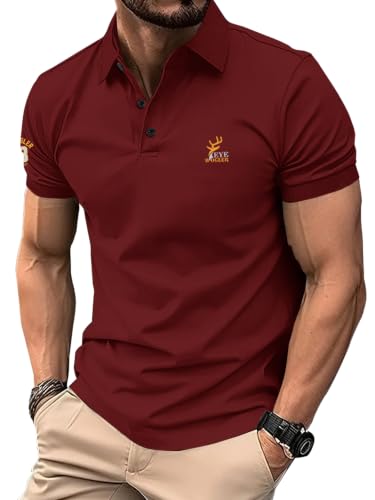 Image of Noble Monk T-Shirt for Men || Half Sleeves Men's T-Shirt || Solid Polo || Multicolor Tshirt