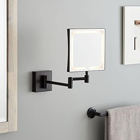 Signature Hardware 481284 Norabel 12-3/4" x 9-1/2" Framed Make Up Mirror Cover