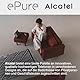 ALCATEL Epure Premium - Schnurloses Festnetztelefon DECT mit Anrufbeantworter - Vintage-Design - Basis mit Smarter Anzeige - Grafikdisplay - Freisprechfunktion - Anrufblockierungsfunktion - Weiß