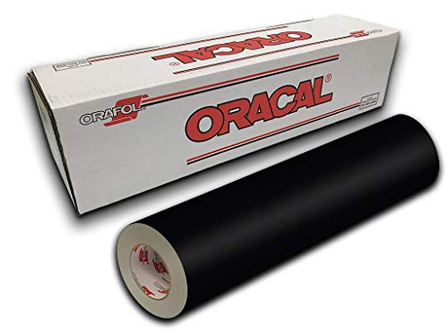 Oracal 631 Permanent Matte Vinyl (12 x10FT Matte, Black)