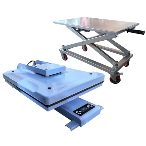 Prensa térmica automática de 16 x 20 pulgadas con carrito
