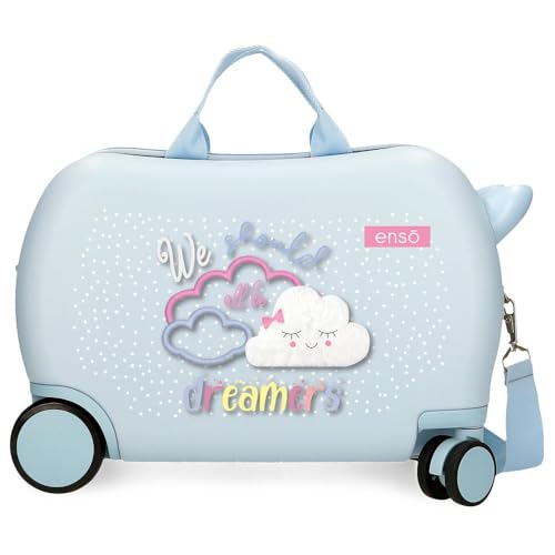 Enso Dreamer Maleta Infantil Azul 45x31x20 cms Rígida ABS 27,9L 1,8 kgs 2 Ruedas Equipaje Mano