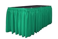 Algopix Similar Product 15 - LA Linen Polyester Poplin Pleated Table