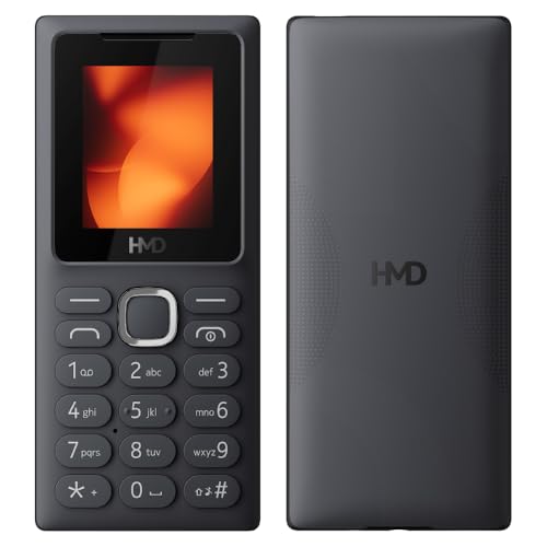 Image of HMD 101 Keypad Mobile Phone | Dual SIM, Long Lasting Battery, Durable Design, English Phone Talker, Wireless FM Radio, MP3 Player, MicroSD, 1-Year Replacement Guarantee | Grey