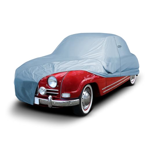 Image of iCarCover Premium Car Cover for 1956-1960 Saab 93 Heavy Duty Waterproof All-Weather Automobiles Custom Fit Indoor Outdoor UV Snow Protection Covers with Straps and Bag