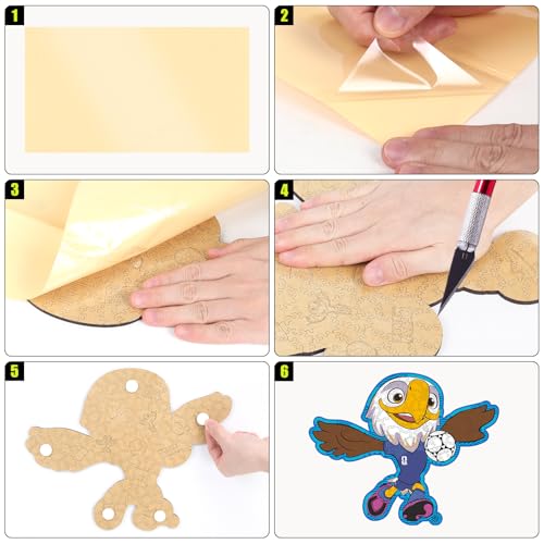Image of FIFA World Cup 2026 Wooden Puzzles for Kids & Adults,USA Mascot clutch150 Pieces, Unique Shape Jigsaw Puzzle, 5MM Thick, Officially Licensed Product