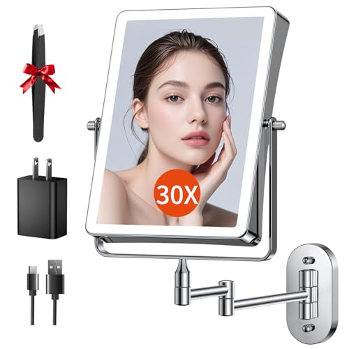 Espejo de Maquillaje de Pared Recargable FUNTOUCH 5000mAh