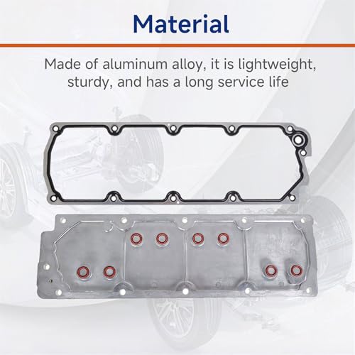Image of GXYWADY Valley Pan Cover Plate with Gasket Bolts Kit 12598832 12610141 Replacement for 07-13 GM LS2 LS3 Valley Cover LS Gen 4