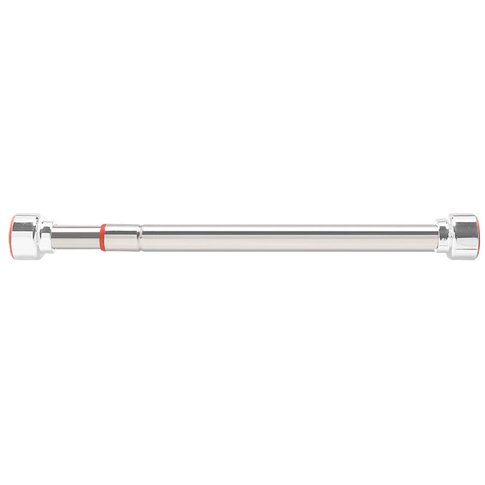 304 Stainless Steel Spring Tension Curtain Rod, Adjustable 16"-114", Shower Curtain Rod no Drilling, for Windows Curtains Bathrooms Closets(135-240cm/53-95in)