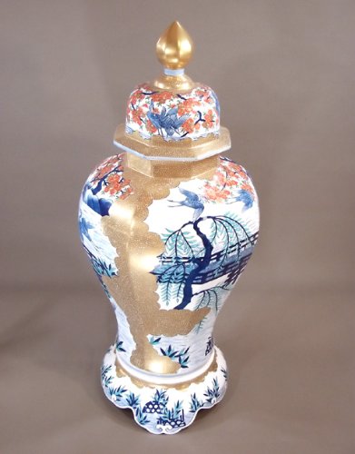 Amazon.co.jp: 有田焼・伊万里焼｜陶器花瓶・陶芸沈香壺｜贈答品