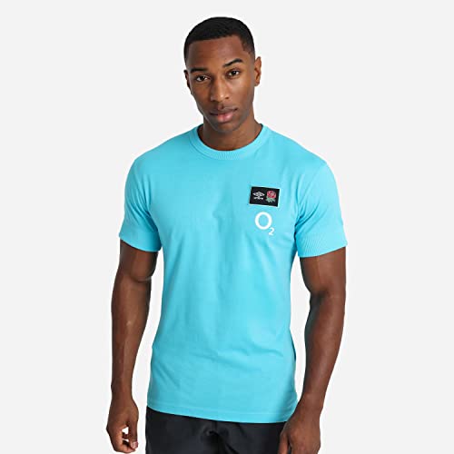 Umbro Men's England Cvc Tee (O2) T Shirt, Bachelor Button, M UK