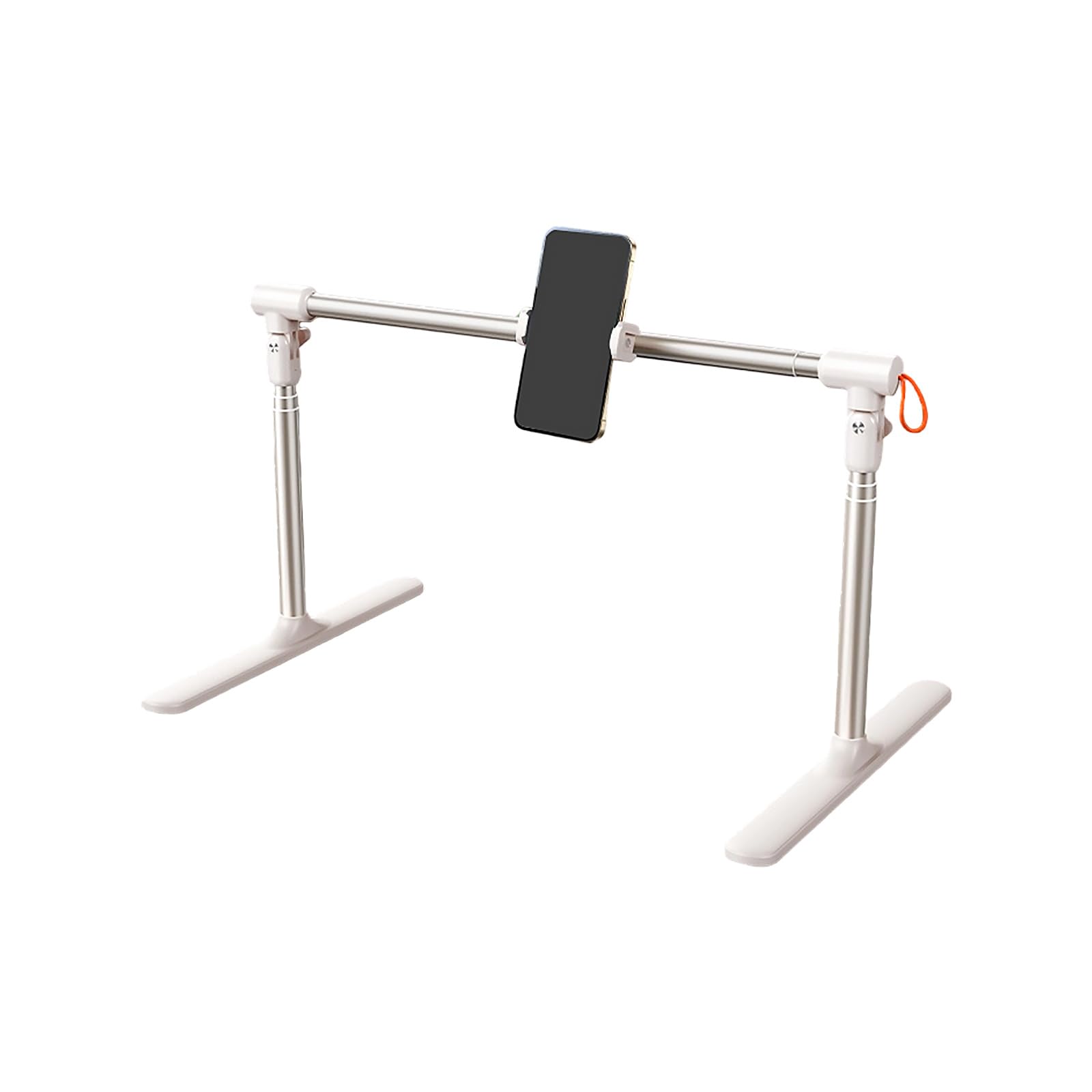 Soporte para tableta móvil, soporte para mesita de noche con diapositiva horizontal y posición de visualización giratoria para videos, soporte para lectura en cama, soporte para sofá, tableta, de