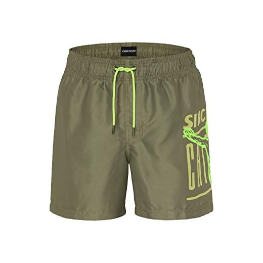 Chiemsee Herren Swimshorts, Dusty Olive, S