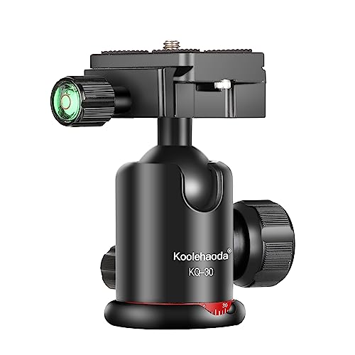 Koolehaoda Stativ-Kugelkopf, 360 Grad drehbar, Panorama-Kugelkopf...