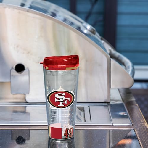 Image of Rico Industries NFL Football Double Wall Classic 16oz Or 20oz Tritan Tumbler W Lid