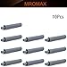 MroMax Damper Buffers Push to Open System Soft Quiet Close Closer Catches for Cabinet Door Drawer Grey 10pcs