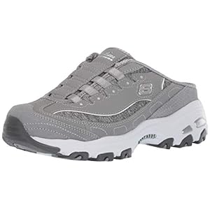 Skechers Sport D’Lites Slip-On Mule Sneaker voor dames, Zwart, 38.5 EU