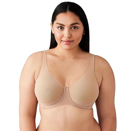 Sujetador Wacoal 42D para pecho caído que eleva y centra con soporte de aros praline