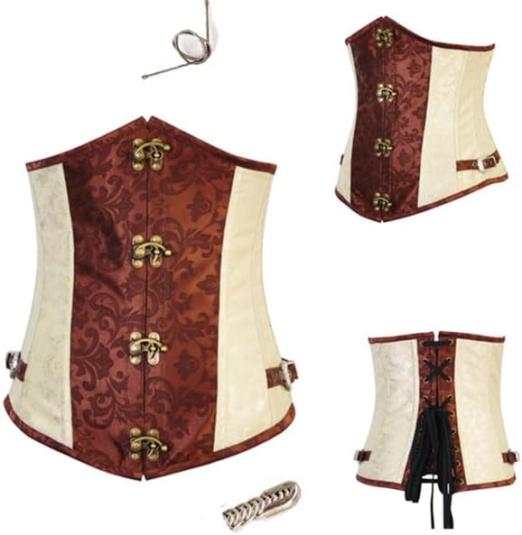 Moonight Underbust Corset Steampunk Half Waist Corset Bustier Underbust Waist Cincher - Image 6