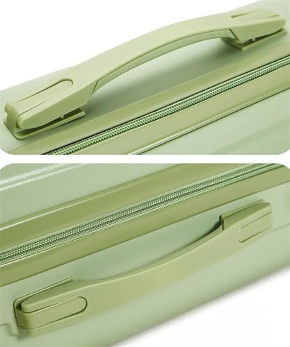 Durable Suitcase for Women Hardside Expandable Luggage With Spinner Wheels, Travel Luggage Spinner Telescopic Handle Retro Suit Case (Color : Blue, Size : 22 in)4