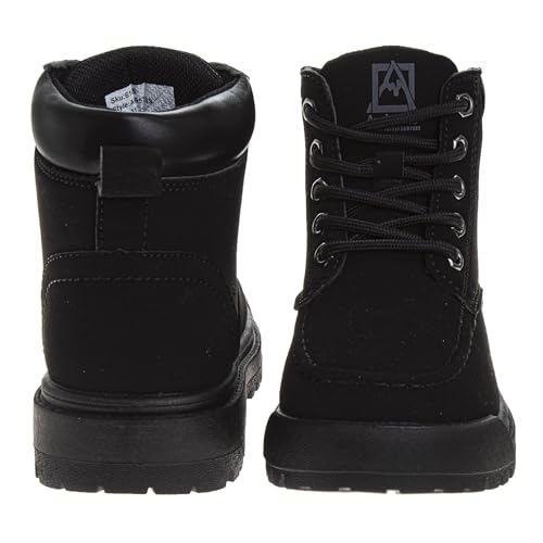 Avalanche Boy's Lace Up Construction Work Boots Outdoor Waterproof Hike Rugged Shoes-Toddler to Big Kid4