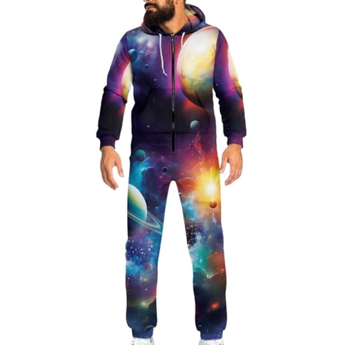 Forchrinse Flower Horse Adults Onesie Animal Cosplay Costume Hooded Jumpsuit One Piece Pajama Romper Fleece Sportwear for Men