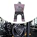 Menolana Barbell Hanger Barbell Rack Anti Scratch Strength Training Exercise Bodybuilding Organizer Wall Mount Barbell Holder for Home, Pink