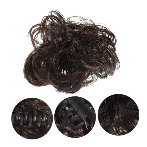Pince chignon extension queue de cheval, postiche synthétique pour volume cheveux