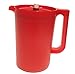 Tupperware 2 Quart Classic Push Button Pitcher Bold Red