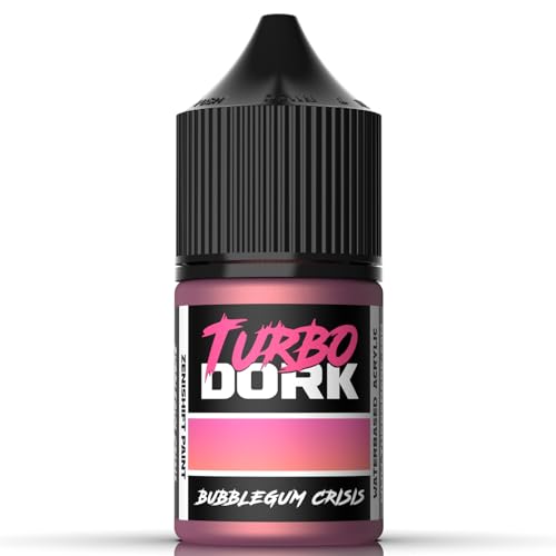 Turbo Dork Bubblegum Crisis ZeniShift Acrylic Paint 22ml Bottle - Water-based Non-Toxic Metallic Color Shifting Paint