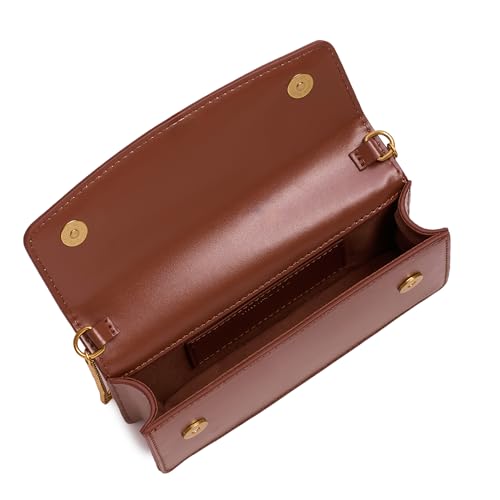 Image of Miraggio Tilly Clutch With Golden Chain Strap | Shoulder Clutch Bag For Women | Soft-Shine Clutches | Gift Items For Women