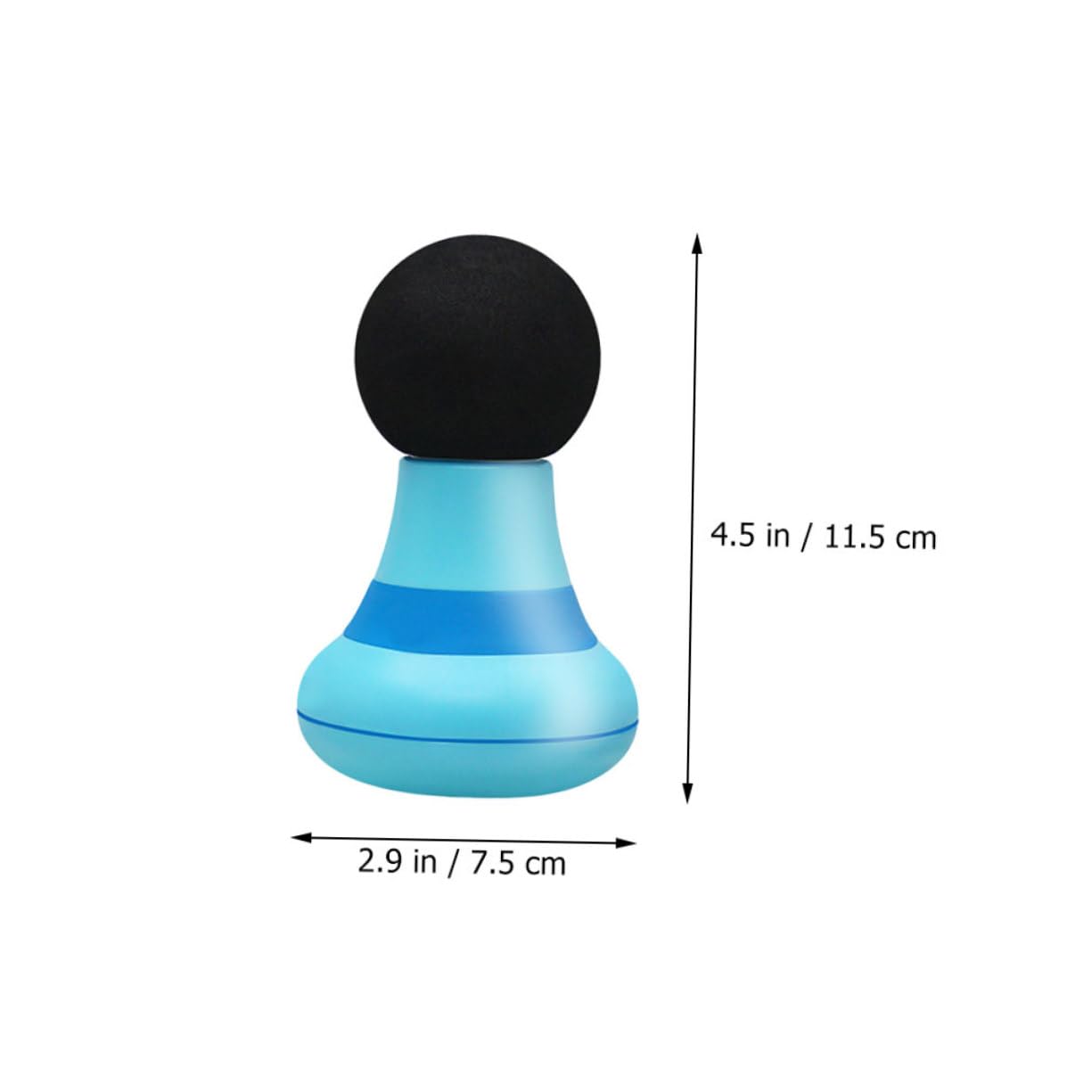 Anneome 2pezzi Massaggiatore Muscolare Portatile Dispositivo Muscolare Operazione Silenziosa Per Sportivi e Fitness