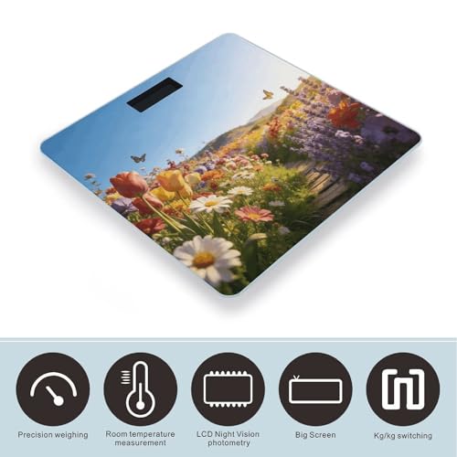 Báscula digital de baño con sensores de alta precisión 400 lb miniatura 3