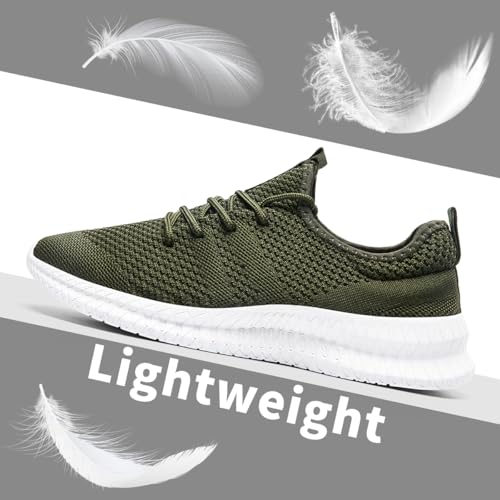 Image of Men's Shoes Running Walking Sneakers Casual Tennis Slip on Shoes Lightweight Breathable Fashion Comfortable Workout Athletic for Gym Sport Shoe