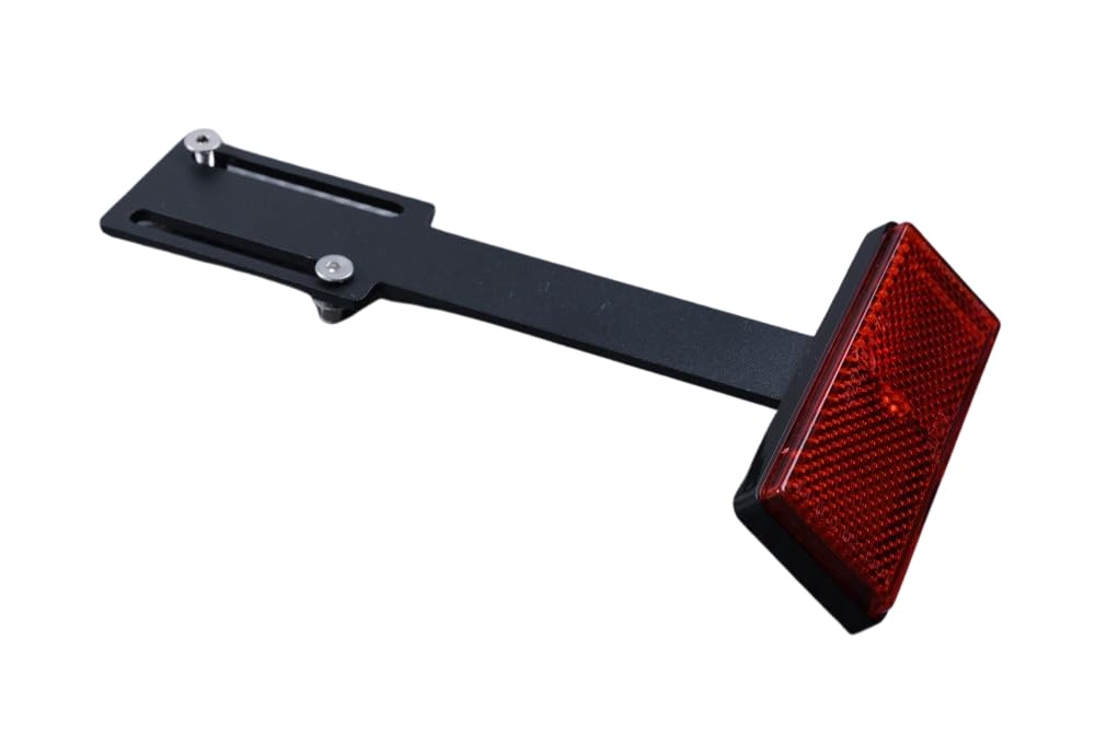 avdb-Moto Support de Plaque AVDB Compatible avec Kawasaki Z1000 2010-2013, Z1000SX ZXT00G 2011-2013, Z1000SX ZXT00L 2014-2016, Z1000SX ZXT00W 2017-2019, Ninja 1000SX ZXT02K 2020-2024 avec Catadioptre