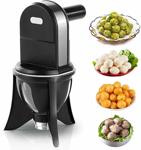 Máquina eléctrica para hacer albóndigas para los amantes del bricolaje, forma sin esfuerzo bolas de cerdo, carne de res y pescado en casa