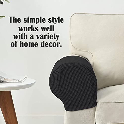Fundas protectoras para reposabrazos de sofá elásticas para evitar manchas y roces 8