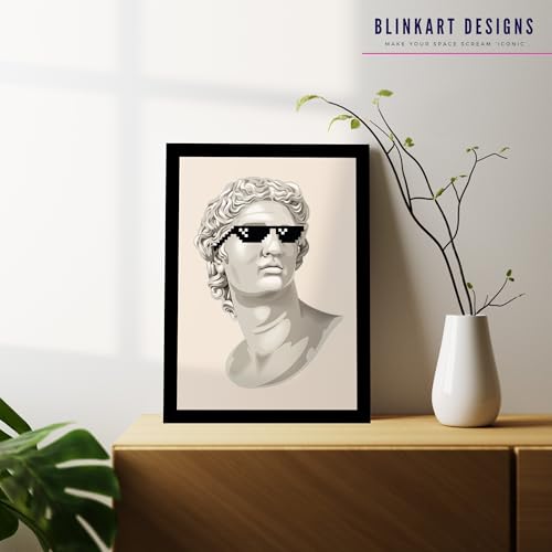 Image of BLINKART Trendy Abstract Wall Art Painting Print Design | Aesthetic Wall Decor Photo Artwork Frame Decoration Hanging For Home Bedroom Living Room Office Wall Decor | T040 | 13x10 Inches