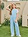 Haloumoning Girls Jumpsuits Kids Fashion Sleeveless Wide Leg Loose Romper with Pockets One Piece Summer Outfits