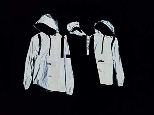 Image of SCREENSHOT Mens Streetwear Windbreaker Jacket - Lightweight Graphic Hoodie, Graffiti Hip Hop Urban Fashion Pullover Top