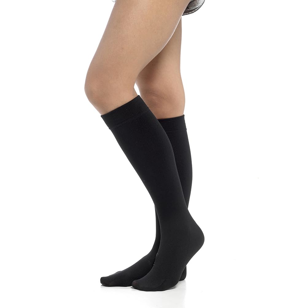 Undercover 2 Pack Ladies Thermal Knee High Socks SK189 Black
