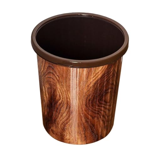 Bote de basura rectangular de cocina MAGICLULU 12L marrón miniatura 1