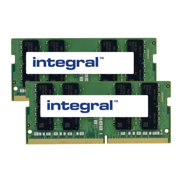 Integral CT2K8G4S266M-IN memoria 16 GB 2 x 8 GB DDR4 2666 MHz (16GB [2X8GB] LAPTOP RAM MODULE KIT DDR4 2666MHZ PC4-21300 UNBUFFERED NON-ECC SODIMM 1.2V 1GX8 CL19 INTEGRAL)