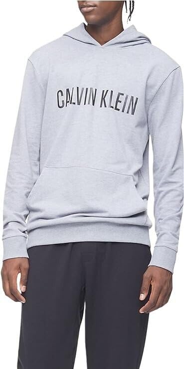 Calvin Klein Men's Intense Power Logo Pajama Hoodie (as1, alpha, m, regular, regular)