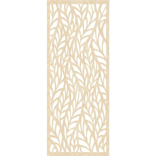 Image of 17 3 /8 inchW x 44 3 /8 inchH x 1 /4 inchT Ortonville Decorative Fretwork Wood Wall Panels, Birch